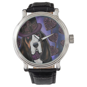 STEAMPUNK Basset Hound Watch