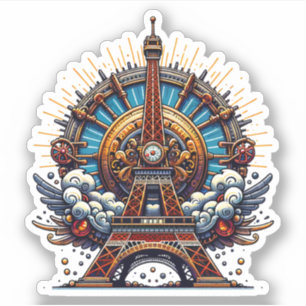 Steampunk Bastille Day Eiffel Tower