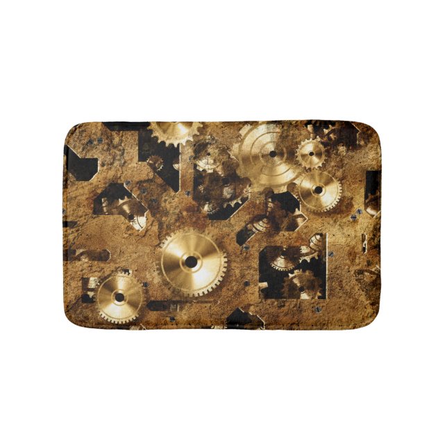 Steampunk Bath Mat (Front)