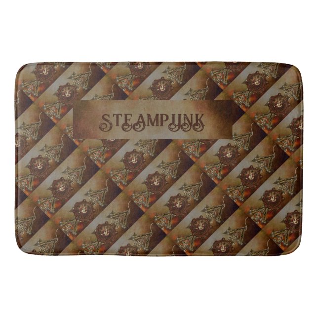 STEAMPUNK  BATH MAT (Front)