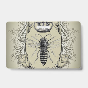 steampunk beekeeper boss lady bee queen crown ID badge