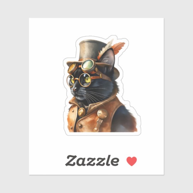 Steampunk Black Cat (Sheet)