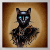 Steampunk black panther
