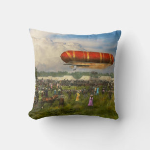 Steampunk - Blimp - Launching Nulli Secundus II Cushion