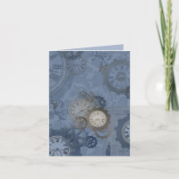 Steampunk blue print