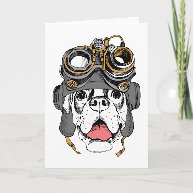 Steampunk Boxer Card (Front)