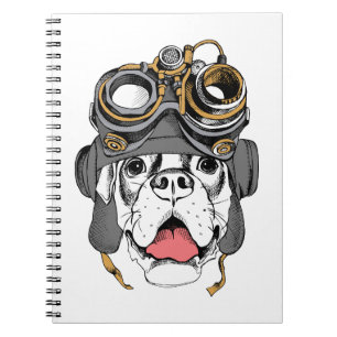 Steampunk Boxer Notebook