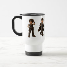 Steampunk Boy Adventurer Tumbler | Goggles, Gears 