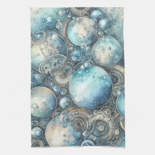 Steampunk Bubbles Kitchen Towel