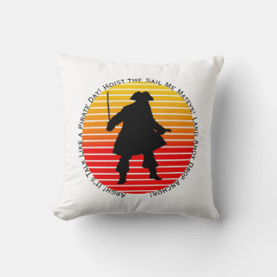 Steampunk Buccaneers Talk Like a Pirate Day Argh! Cushion