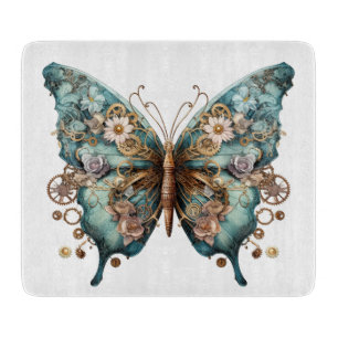 Steampunk Butterfly Cutting Board, Butterfly Cutting Board