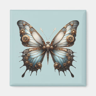 Steampunk Butterfly Magnet