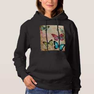 Steampunk Butterfly Skull – Luxury Abstract Street Hoodie