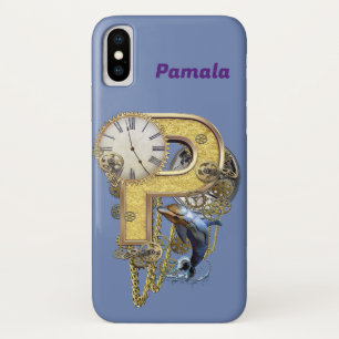 Steampunk Capital birthday letter Case-Mate iPhone Case