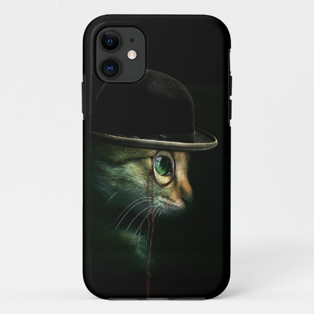 Steampunk Cat Case-Mate iPhone Case (Back)