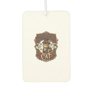 Steampunk Cat Cat Steampunk Vintage Car Air Freshener