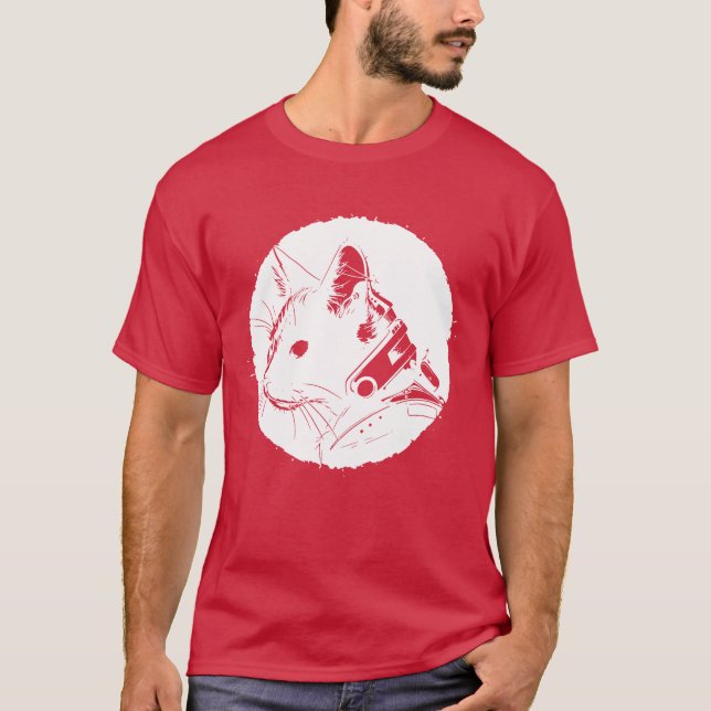 Steampunk Cat gift T-Shirt (Front)