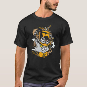 Steampunk Cat Kitten Animal Owner T-Shirt