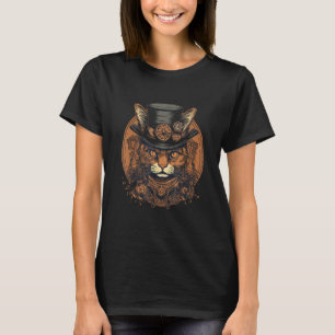 Steampunk Cat Kitten Steam Punk Cat 7 T-Shirt