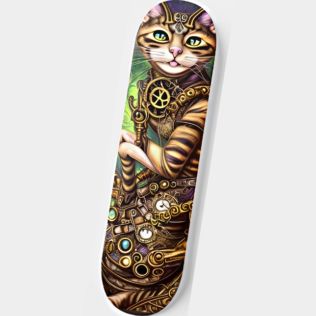 Steampunk Cat Skateboard (Creator Uploaded)