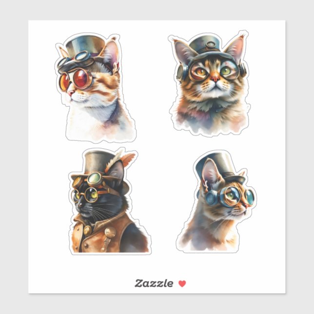 Steampunk Cats (Sheet)