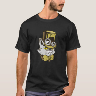 Steampunk Cats With Hats , Glasses Gift Vintage T T-Shirt