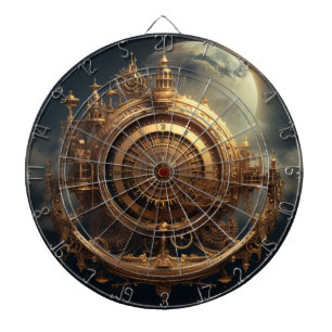 Steampunk Celestial Dartboard
