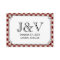 Steampunk Chequerboard Wedding Place Cards