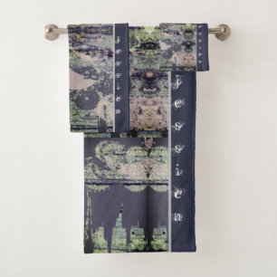 Steampunk&Chic Decay Font Bath Towel Set