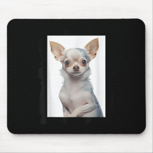 Steampunk Chihuahua Dog With Groovy Tattoos Dog Da Mouse Pad