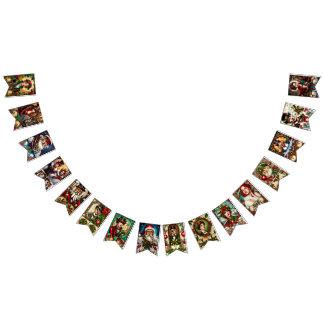 Steampunk Christmas Bunting