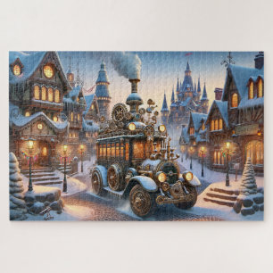 Steampunk Christmas Bus Puzzle