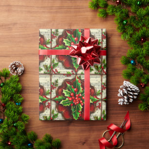 Steampunk Christmas design Wrapping Paper
