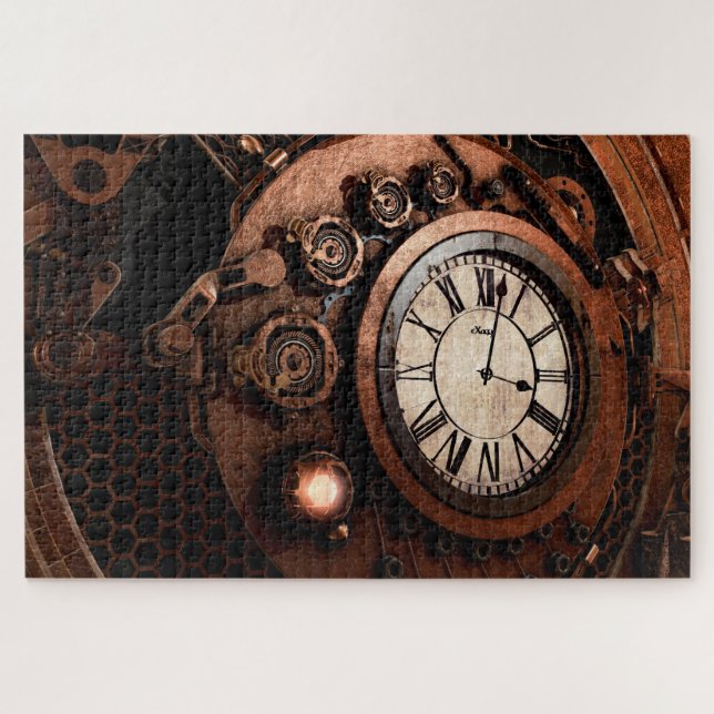 steampunk clock puzzle (Horizontal)