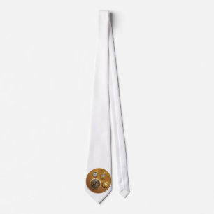 Steampunk clock tie