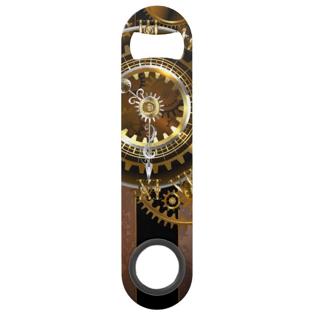 Steampunk clock with antique gears (Front)
