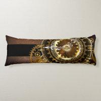 Steampunk clock with antique gears