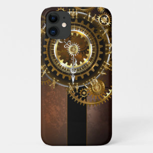 Steampunk clock with antique gears Case-Mate iPhone case
