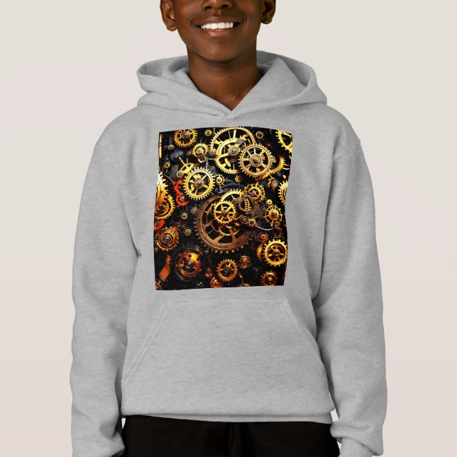 Steampunk Clockwork Gears 1004 (Front)