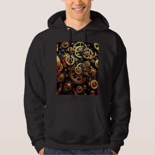 Steampunk Clockwork Gears 1004 Hoodie