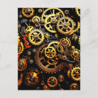 Steampunk Clockwork Gears 1004
