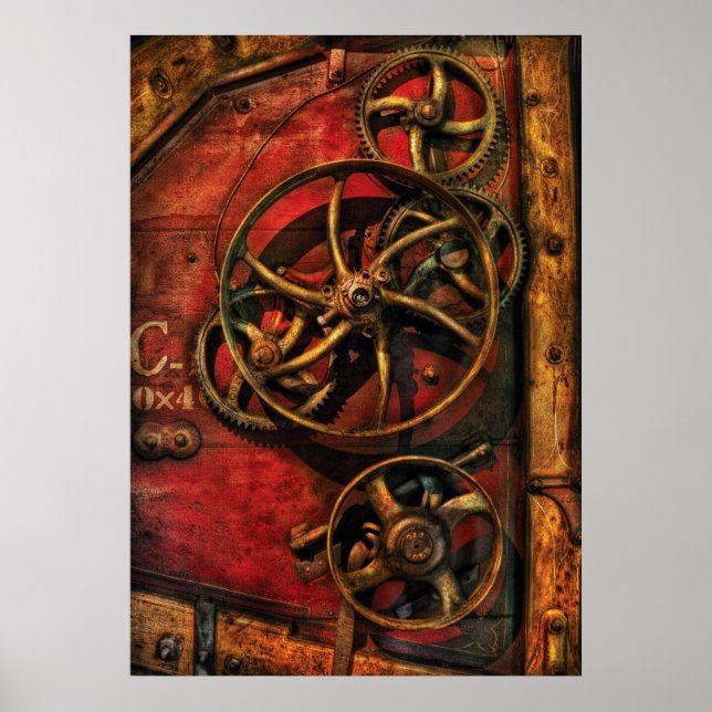 Steampunk - Clockwork Poster (Front)