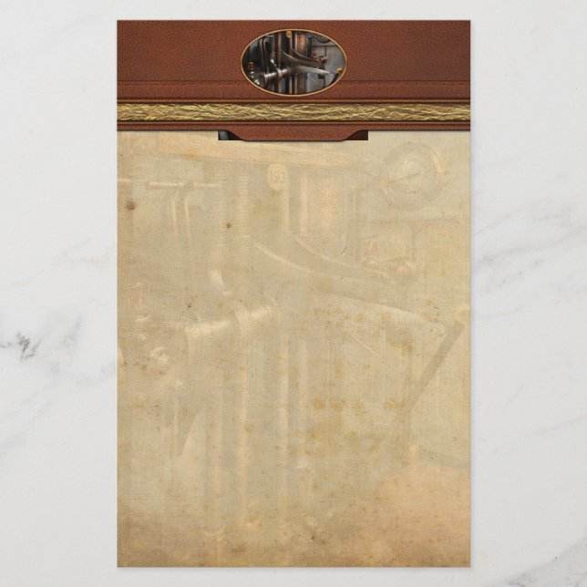 Steampunk - Controls - The Steamship control room Stationery (Front)