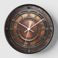Steampunk Copper Time Face