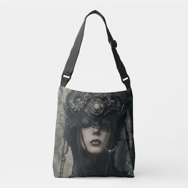 Steampunk  crossbody bag (Front)