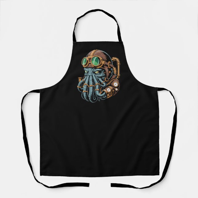 Steampunk Cthulhu monster Apron (Front)