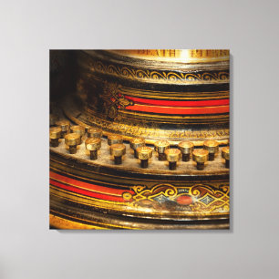 Steampunk - Death writer Canvas Print