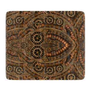 Steampunk Decorative Glass Cutting Boards 5 sizes