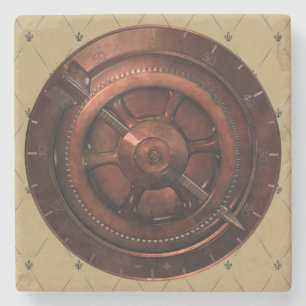 Steampunk Dial Stone Coaster