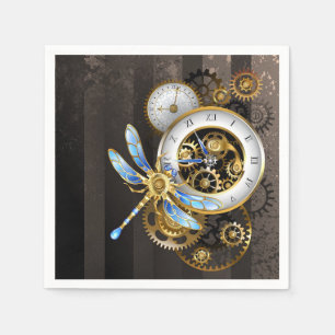 Steampunk Dials with Dragonfly Napkin